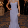 Lavender Embellished Maxi Dress