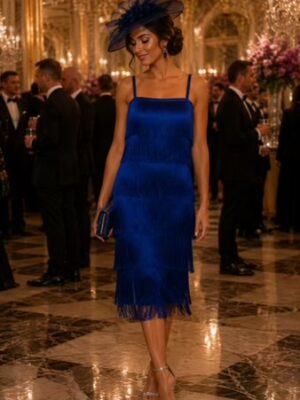 Royal Blue Flapper Dress