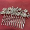 Pearl And Diamante Floral Hair Comb