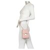 Pink, Blue, Or Grey Quilted Mini Shoulder/Phone Bag