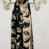 Black Or Wine Cashmere Leaf Print Scarf