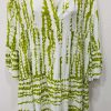 Emerald Green Or Lime Tunic Striped Dress