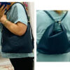 Black Or Navy Tote Bag That Turns Into A Rucksack