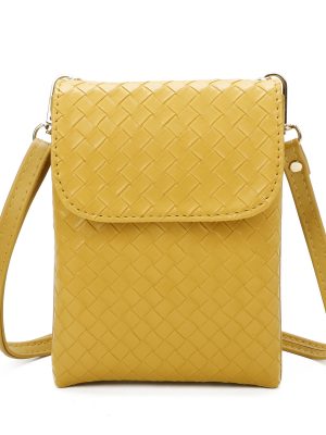 Woven Look Small Cross Body/Phone Bag Various Colours