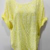 Lemon Tribal Print Cotton Top