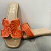 Orange Diamante Sliders