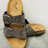 Black Diamante Sparkle Double Buckle Slider