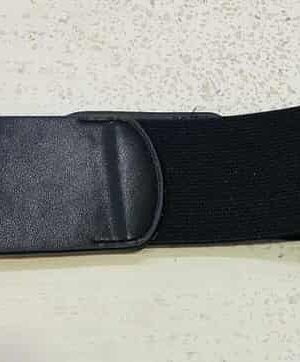 Gold Diamante Heart Elasticated Wide Belt