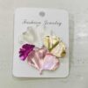 Mixed Pink Leaf Magnetic Broach