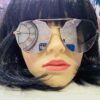 Mirrored Silver Trim Sunglasses