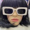 White Pearl Rim Sunglasses