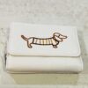 White Sausage Dog Purse