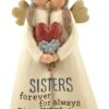 Sentimental Sisters Forever Pair Of Angels Ornament