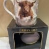 Highland Cow In A Bubble Bath Mug