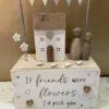 "If Friends Were Flowers" Pebble People Decoration