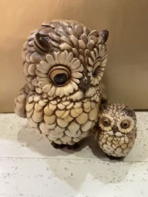 Hooters Owl With Baby Ornament