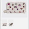 Ditsy Floral Zip Around Purse With Wrist Strap