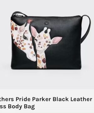 Black Mother's Pride Giraffe Cross Body Bag