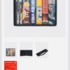 Men's Black Sci Fi Bookworm Two Fold Wallet