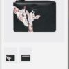 Black Mother's Pride Giraffe Zip Top Purse