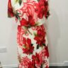 Large Floral Print Pleated Long Dress Various Colours