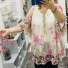 Floral Sequin Detail Tassel Braided Top Various Colours