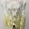 Blue Or Lemon Butterfly Crochet Top