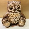 Hooters Mum Owl With Her Two Babies Ornament