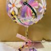Hand Painted Dragonflies N Daises Gin Glass