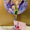 Hand Painted Delphinium Gin Glass