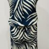 Blue Leaf Print Trousers