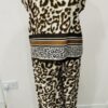 Brown Animal Print Trousers