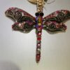 Red Diamante Dragonfly Key Ring/Bag Charm