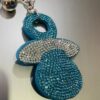 Blue Diamante Dummy Key Ring/Bag Charm