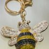 Diamante Bee Key Ring/Bag Charm