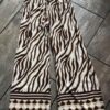 Brown Zebra Print Trousers