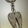 Silver Diamante Angel Wings Key Ring/Bag Charm