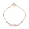 Rose Gold Diamante Bar Bracelet
