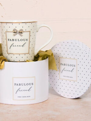 "FABULOUS FRIEND" Fine China Mug