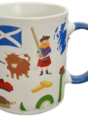 Iconic Scottish Land Marks Porcelain Mug