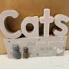 Cats Leave A Pawprint In Your Heart Sentimental Plaque