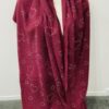 Black, White, Or Wine Heart Diamante Detail Cotton Mix Scarf