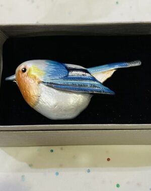 Colourful Bird Magnetic Broach