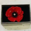 Large Magnetic Poppy Broach