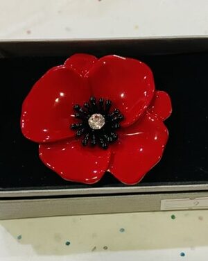 Large Magnetic Poppy Broach