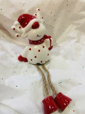 Dangling Legs Reindeer Ornament