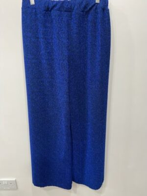 Lurex Glitter Sparkle Elasticated Waist Trousers Various Colours
