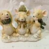 Hear No Evil Festive Mice Ornament