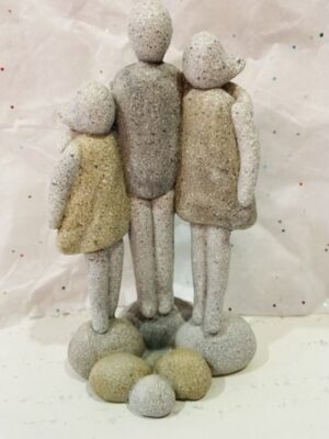 Stone Family Figurine