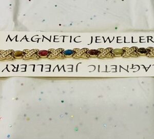 Mixed Colourful Beaded Twist Magnetic Bracelet